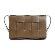 Cassette Tas in Zilver Bottega Veneta , Brown , Heren