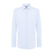 Lichtblauwe Casual Overhemden Hugo Boss , Blue , Heren