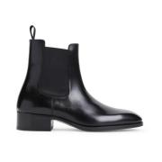 Zwarte Chelsea Boot Tom Ford , Black , Heren