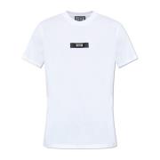 T-shirt met logo Versace Jeans Couture , White , Heren