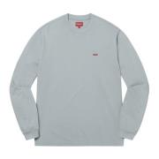 Beperkte oplage Box Logo Tee Light Slate Supreme , Gray , Heren