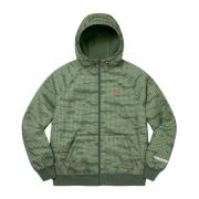 Limited Edition Windstopper Hoodie Olijf Camo Supreme , Green , Heren