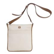 Pre-owned Leather shoulder-bags Loewe Pre-owned , Beige , Dames