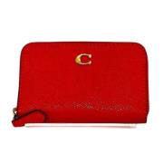 Pre-owned Leather wallets Coach Pre-owned , Red , Dames