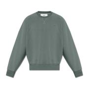 Sweatshirt met logo Ami Paris , Green , Heren