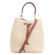 Pre-owned Fabric louis-vuitton-bags Louis Vuitton Vintage , Beige , Da...