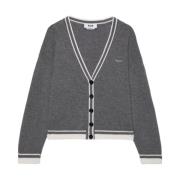 Grijze Sweater Collectie Msgm , Gray , Dames