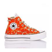 Multicolor Platform Sneakers Vrouwen Handgemaakt Converse , Multicolor...