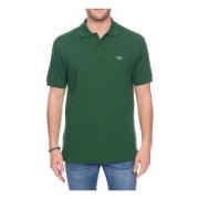 Groen Poloshirt met Logo Borduursel Lacoste , Green , Heren