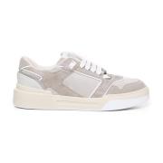 Beige Sneakers met Logo Dolce & Gabbana , Beige , Heren