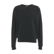 Zwarte Sweatshirt Aw24 Closed , Black , Heren