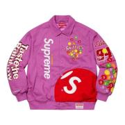 Paarse Skittles Varsity Jacket Limited Edition Supreme , Purple , Here...