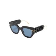 Fe40097I 01V Sunglasses Fendi , Black , Dames