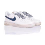 Aangepaste Heren Lichtblauw Beige Sneakers Nike , White , Heren