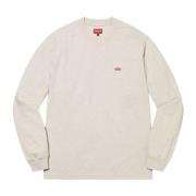 Limited Edition Box Logo Tee Havermeel Supreme , Beige , Heren