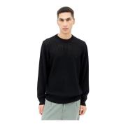 Katoenen Crewneck Sweater Carhartt Wip , Black , Heren