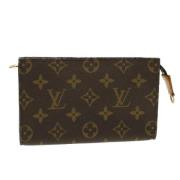 Pre-owned Canvas pouches Louis Vuitton Vintage , Brown , Dames