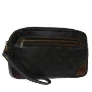 Pre-owned Canvas clutches Louis Vuitton Vintage , Brown , Dames