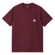 T-shirt met Zak en Logo Carhartt Wip , Purple , Heren