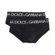 Brando Brief Twee-Pack Dolce & Gabbana , Black , Heren