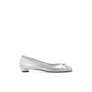 Leren hoge hakken Alexander McQueen , Gray , Dames