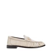 Le Loafer 15 Slippers Saint Laurent , Beige , Dames