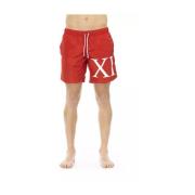 Gradient Zwemshorts Bikkembergs , Red , Heren