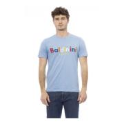 Trend T-shirt voor heren Baldinini , Blue , Heren