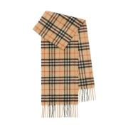 Vintage Check Cashmere Sjaal voor kinderen Burberry , Beige , Dames