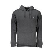 Grijze Hoodie met Logo Borduursel Sergio Tacchini , Gray , Heren