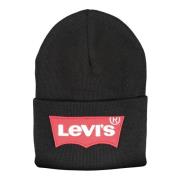 Zwarte Logo Pet Levi's , Black , Heren