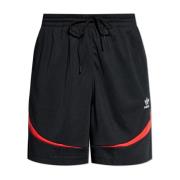 Shorts met logo Adidas Originals , Black , Heren