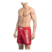 Heren Zwemkleding Collectie Bikkembergs , Red , Heren