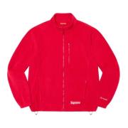 Rode Polartec Zip Jas Beperkte Oplage Supreme , Red , Heren