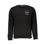 Elegant Fleece Sweatshirt La Martina , Black , Heren