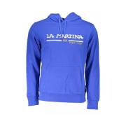 Blauw Geborduurd Hoodie La Martina , Blue , Heren