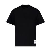 Zwarte T-shirts en Polos Jil Sander , Black , Dames