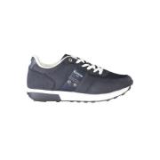 Blauwe Polyester Sneaker met Veters Carrera , Blue , Heren