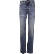 Mid Blue Skinny Jeans Haikure , Blue , Dames