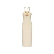 Valma Jurk Cult Gaia , Beige , Dames