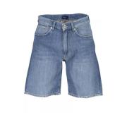 Zomerbries Vervaagde Bermuda Jeans Gant , Blue , Heren