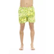 Tropische Print Zwembroek Just Cavalli , Green , Heren