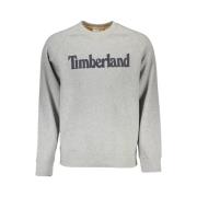 Grijze trui met ronde hals Timberland , Gray , Heren