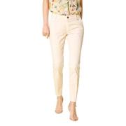 Curvy Chino Broek in Pastelroze Mason's , Pink , Dames