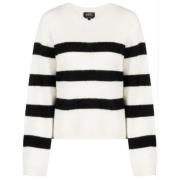 Gestreepte Ronde Hals Pullover A.p.c. , Multicolor , Dames