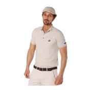 Leopardi Heren Polo met Tailoring Details Mason's , Beige , Heren