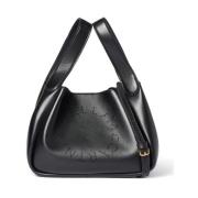 Zwarte Tote tas met logo detail Stella McCartney , Black , Dames