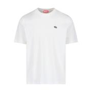 Witte T-shirts en Polos Diesel , White , Heren