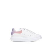 Witte kalfsleren sneakers met polka dot detail Alexander McQueen , Whi...