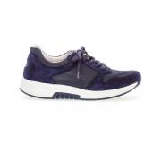 Blauwe Textiel Wandelschoenen Gabor , Blue , Dames